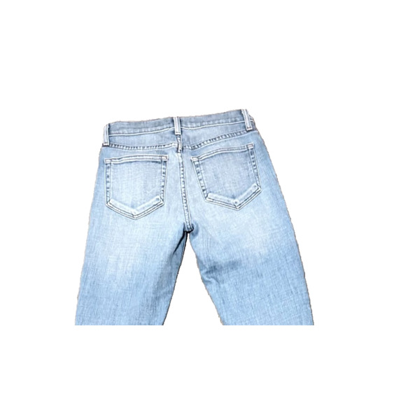 L’AGENCE Skinny Jeans Women’s Size 24 Light Wash Distressed Raw Hem Soft Chic - Picture 5 of 9